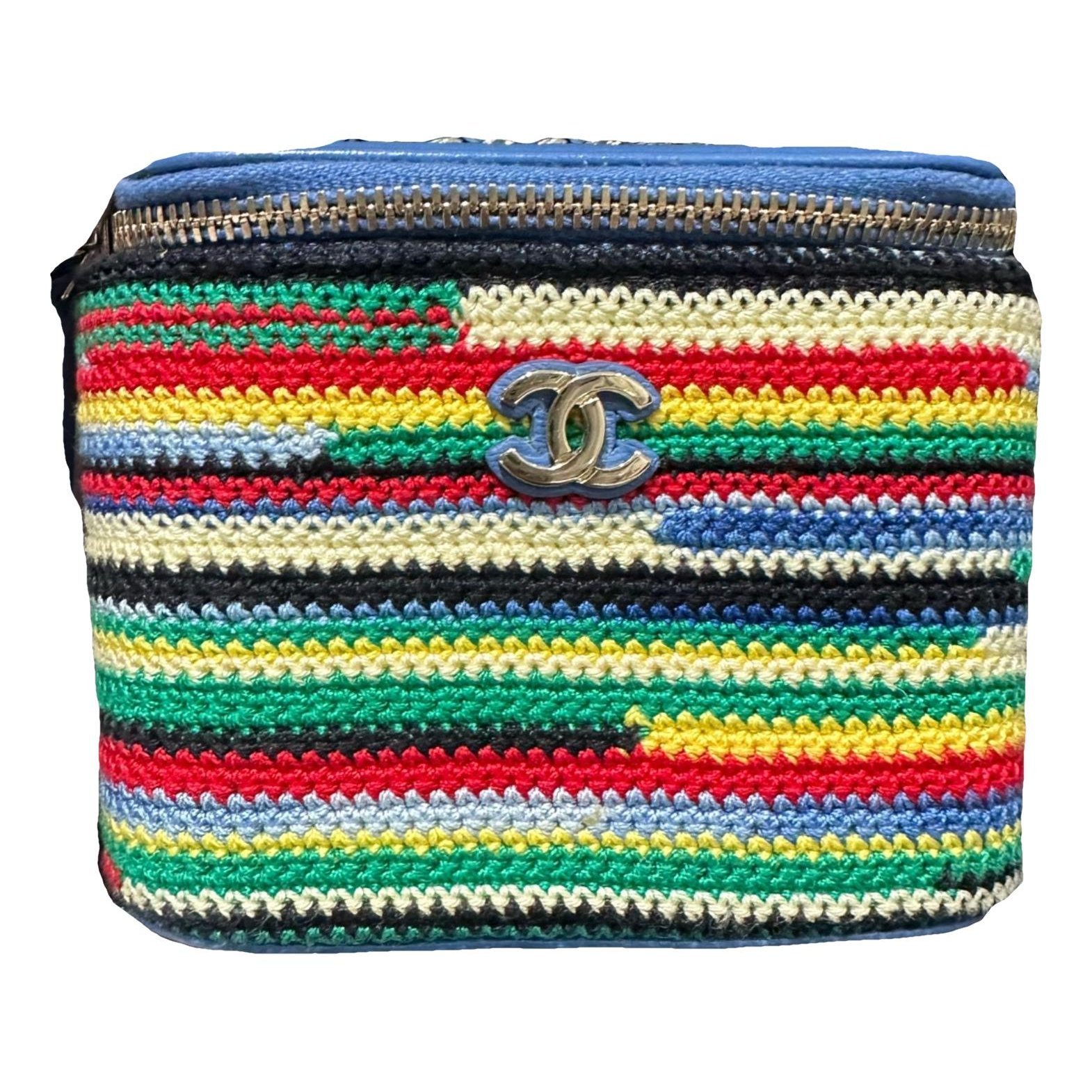 Trendy CC Vanity tweed handbag