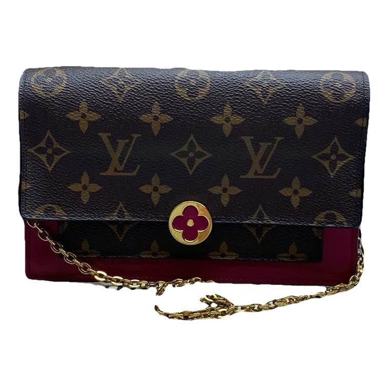 Flore chain leather handbag