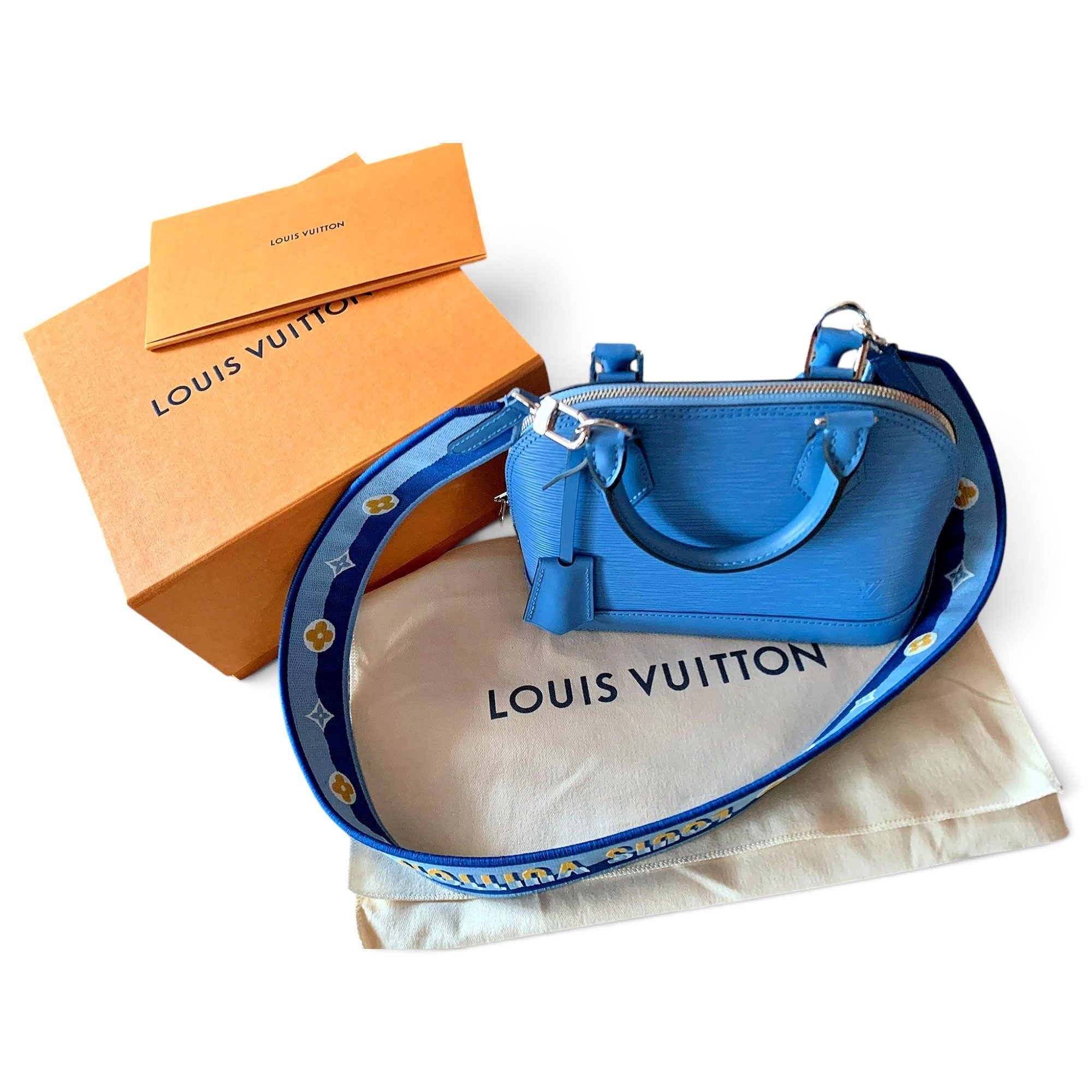 Louis Vuitton Alma BB leather handbag