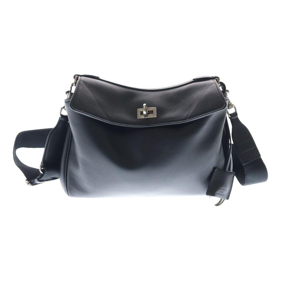 B leather handbag