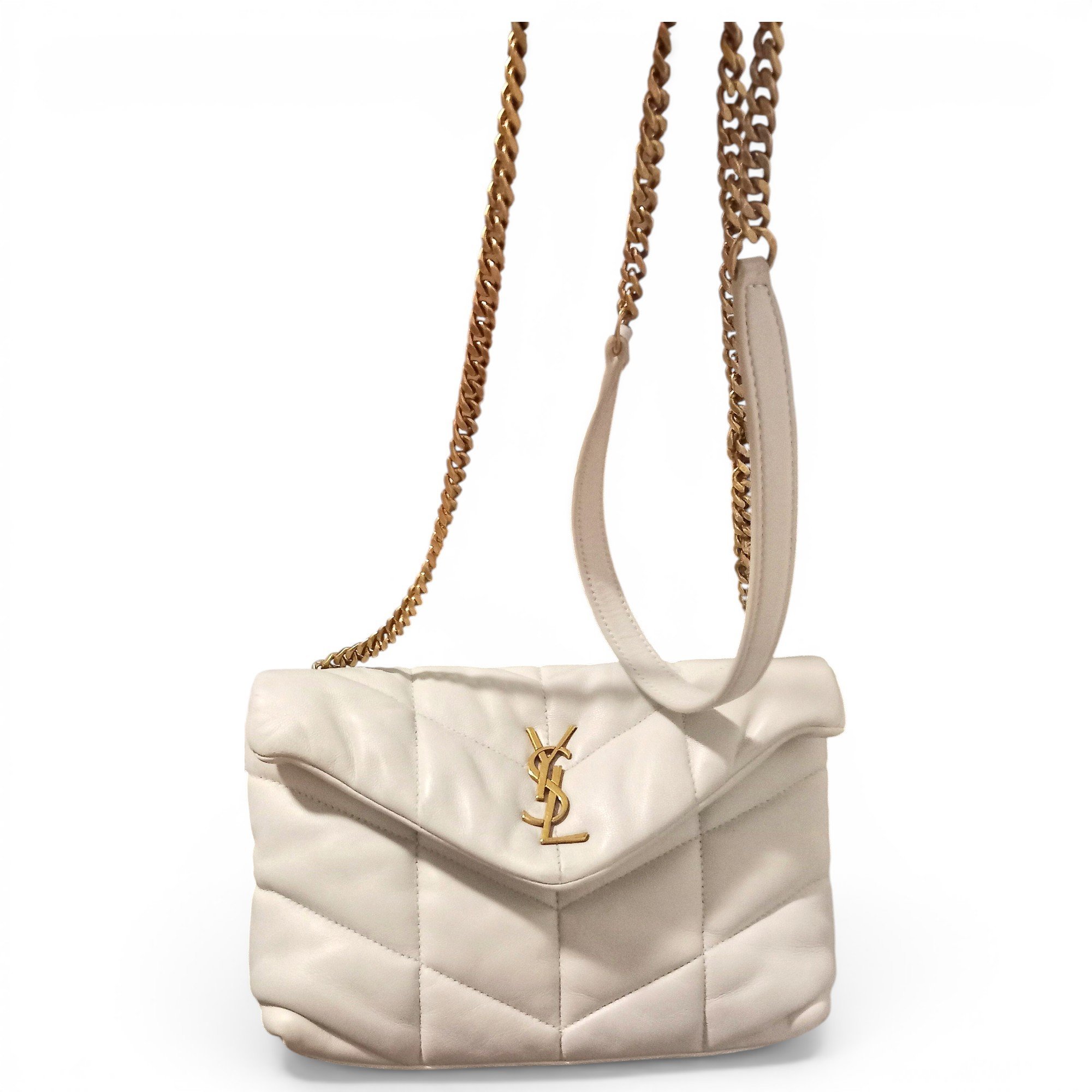 Loulou Puffer leather crossbody bag