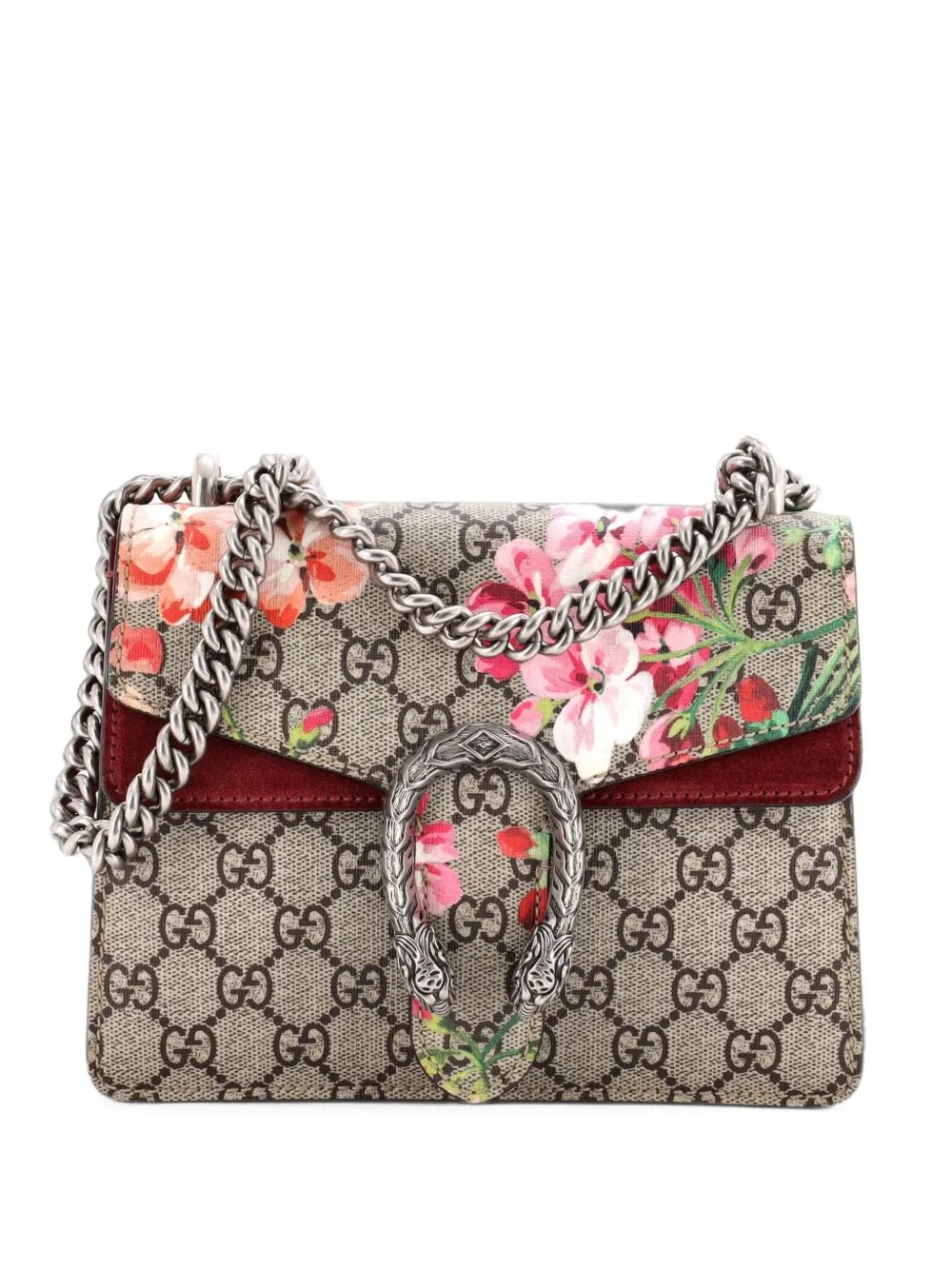 Dionysus Bag Blooms Print GG Coated Canvas Mini shoulder bag
