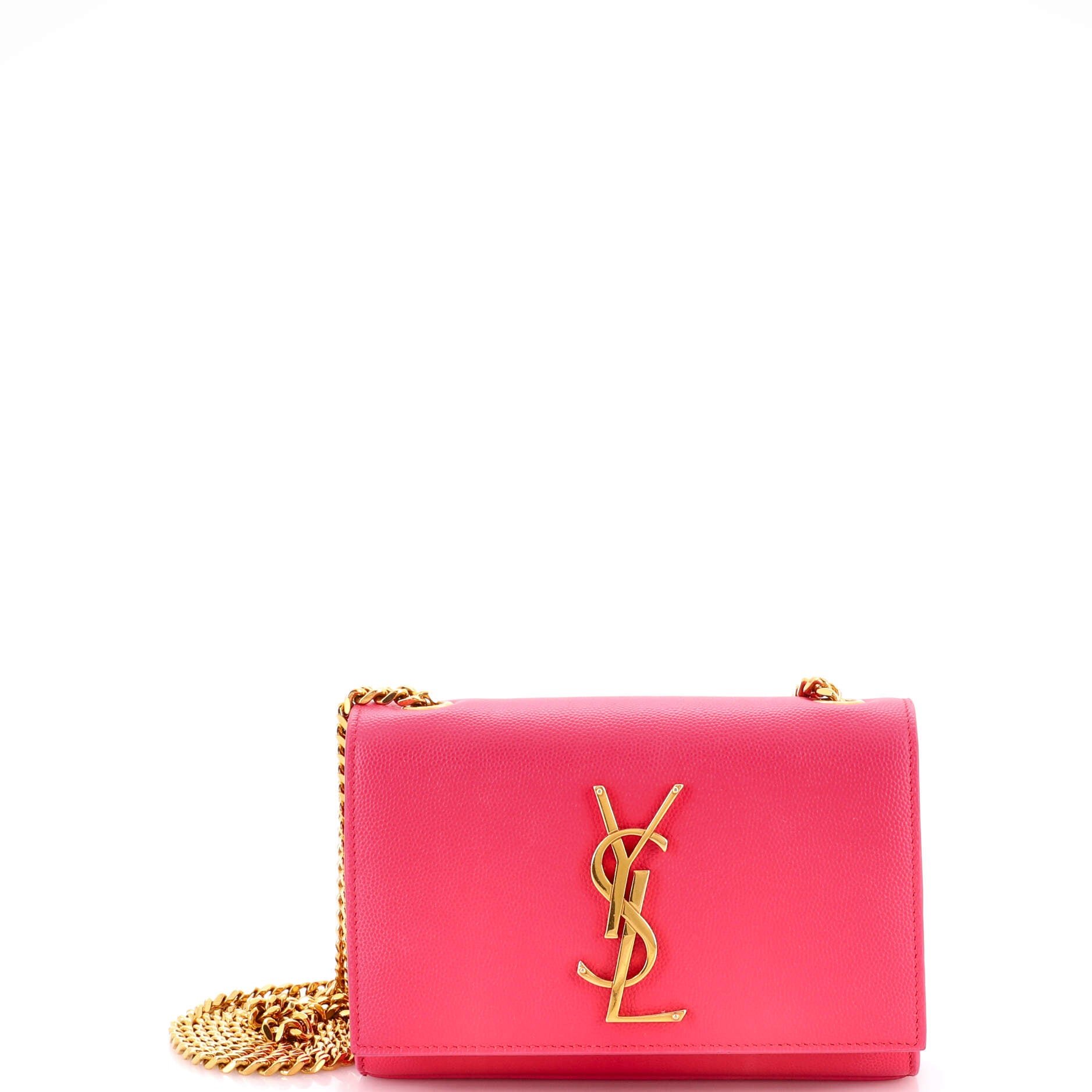 Classic Monogram Crossbody Bag Grainy Leather Small