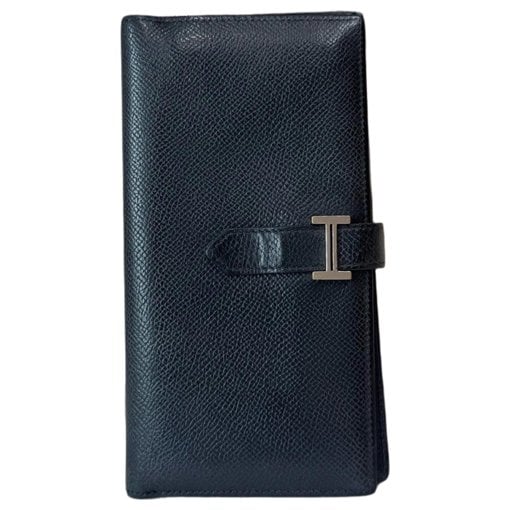 Leather clutch bag