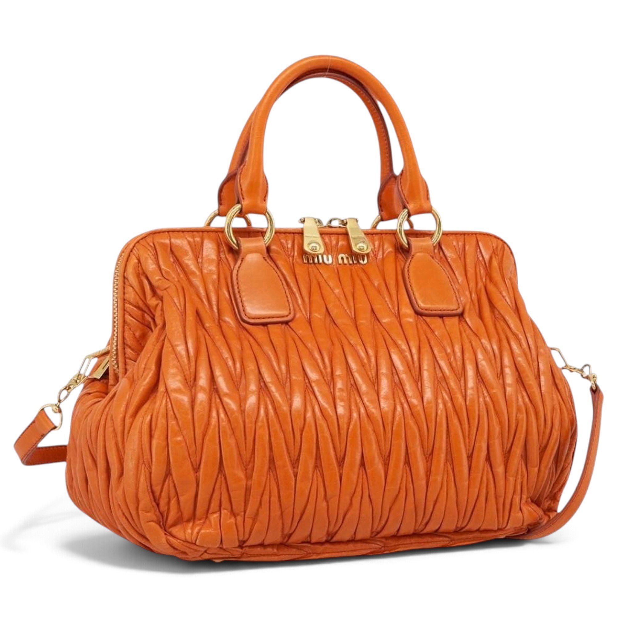 Leather handbag