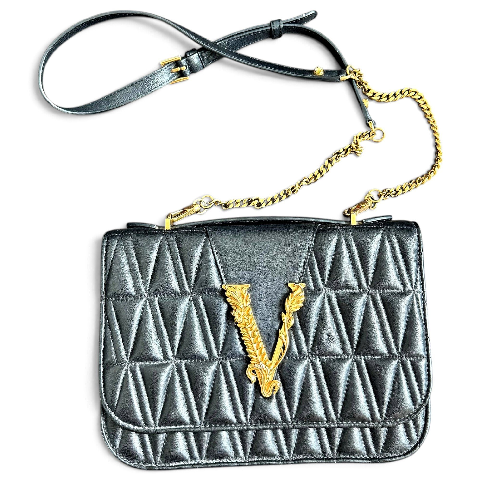 Virtus leather handbag