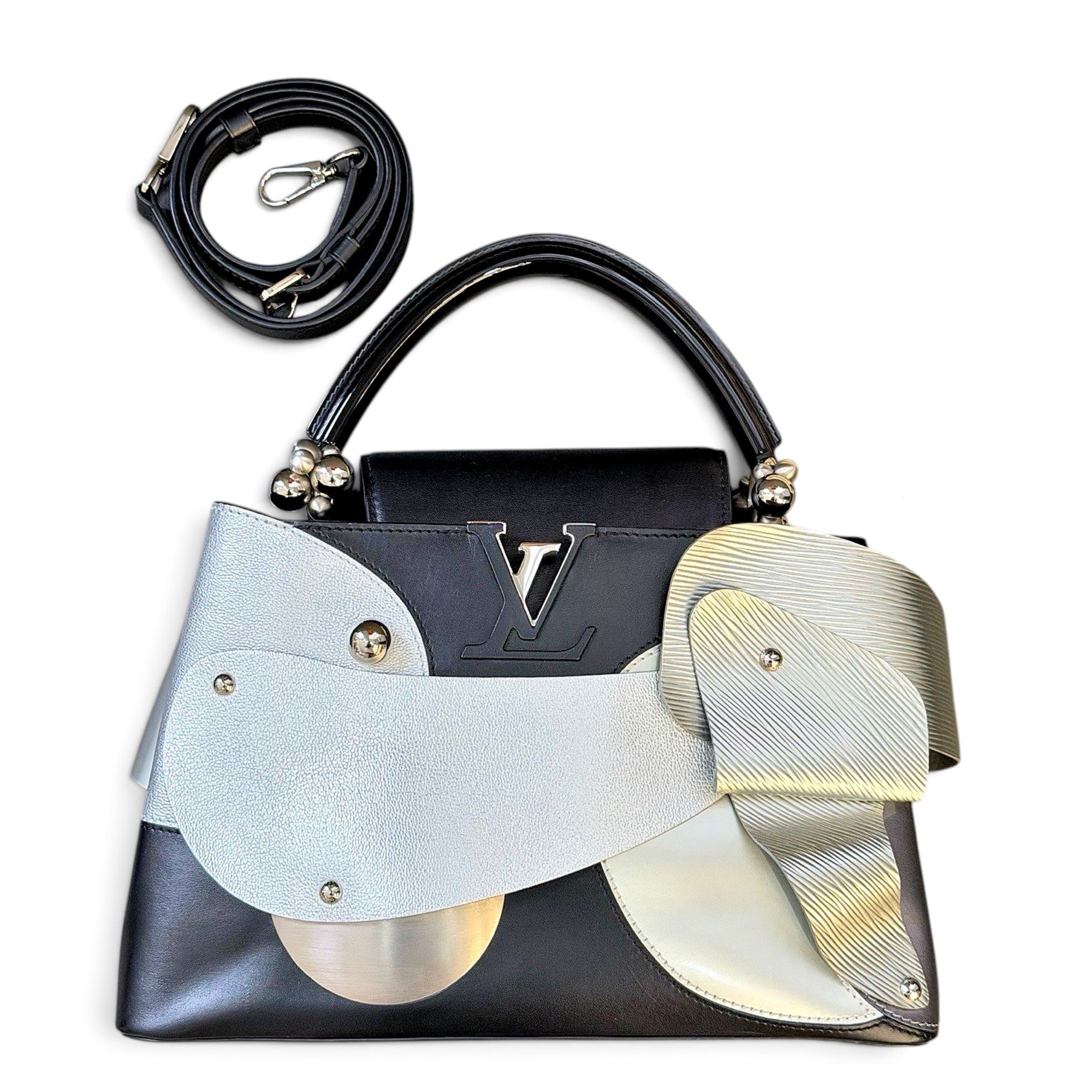 Capucines leather handbag