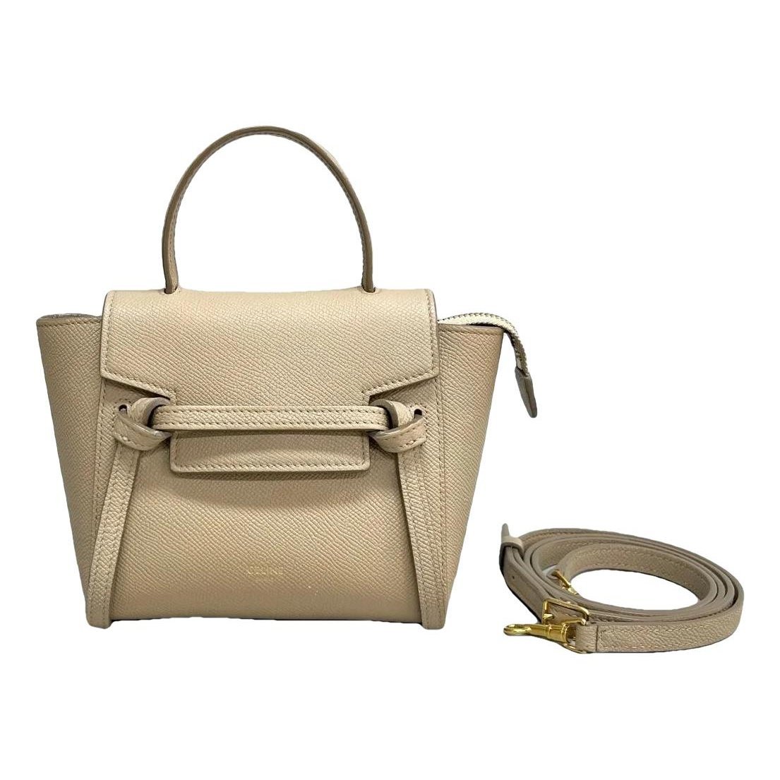Belt leather mini bag