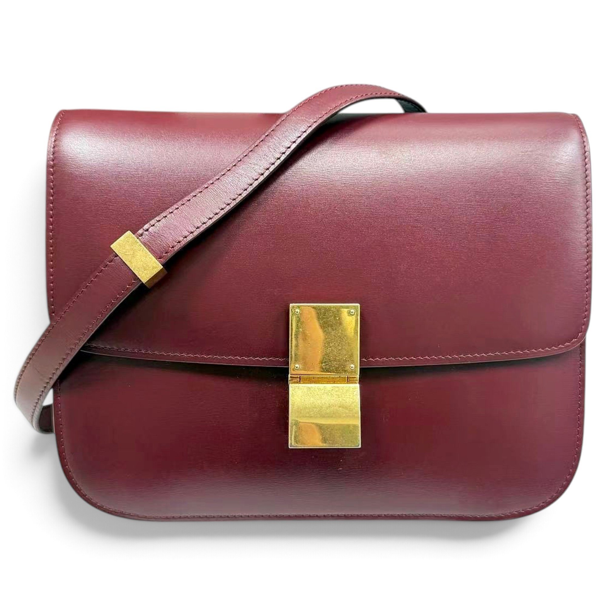 Classic leather crossbody bag