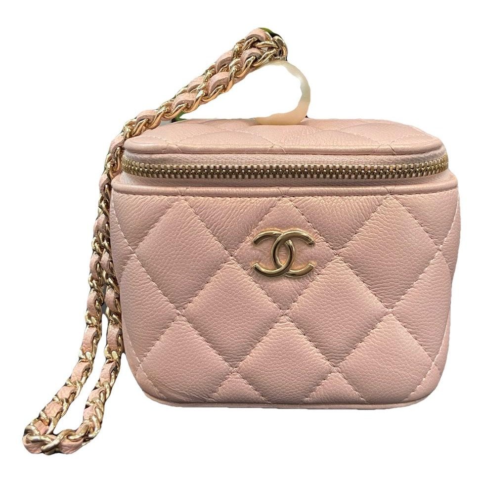 Trendy CC Vanity leather handbag