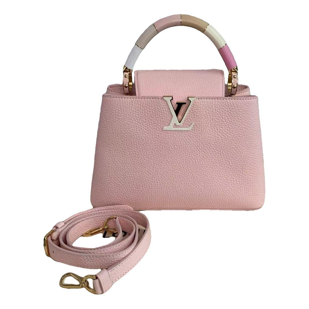 Capucines leather handbag