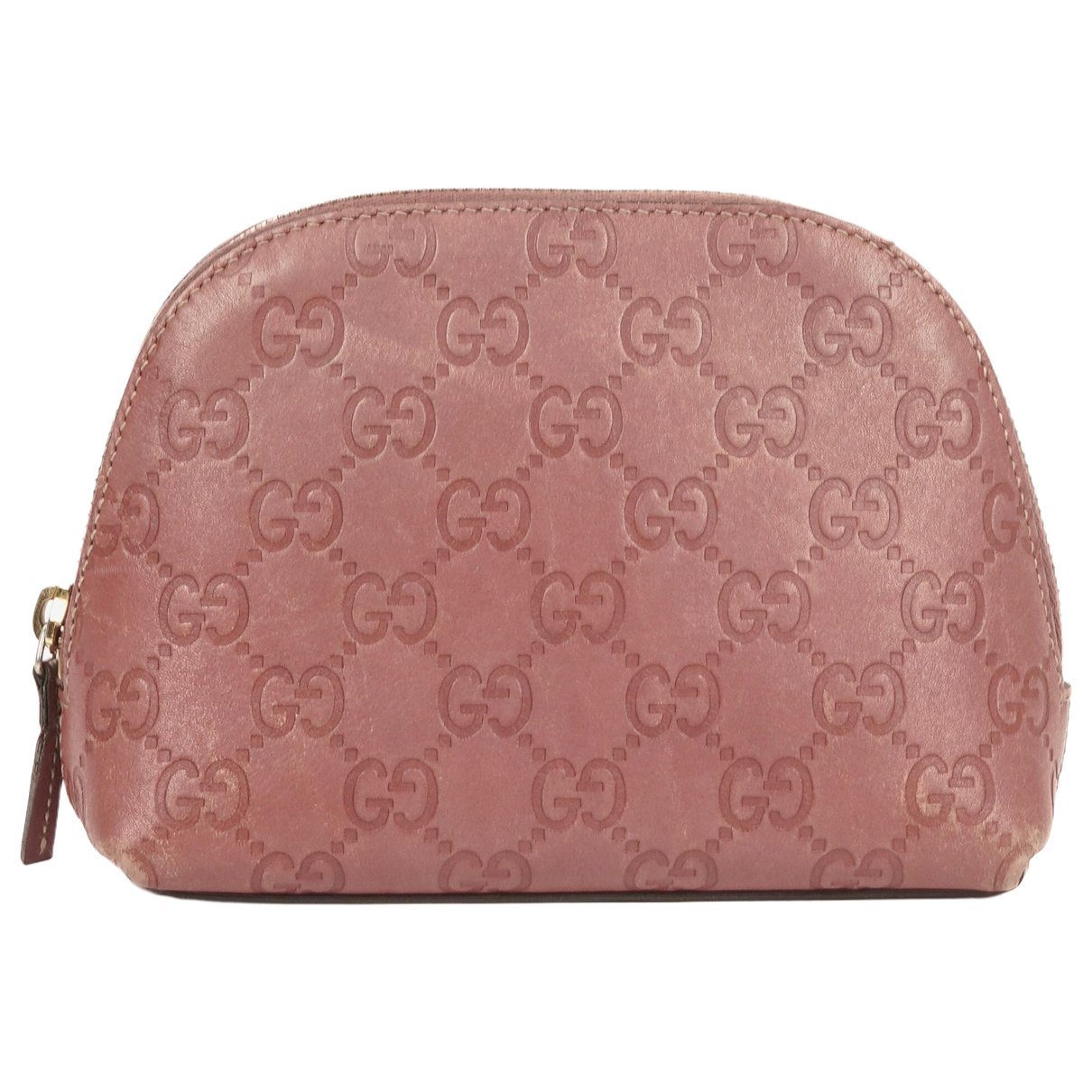 Leather vanity case