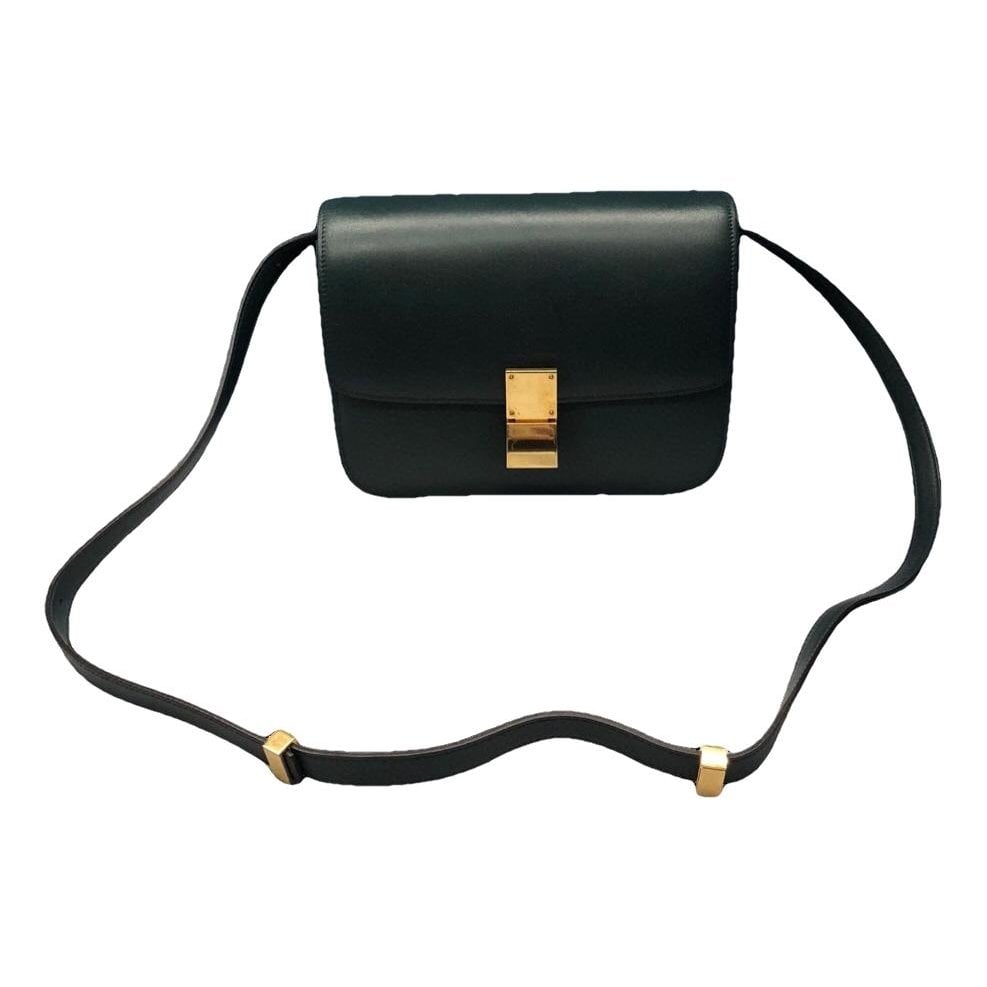 Classic leather crossbody bag