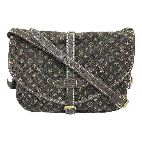 Saumur leather crossbody bag