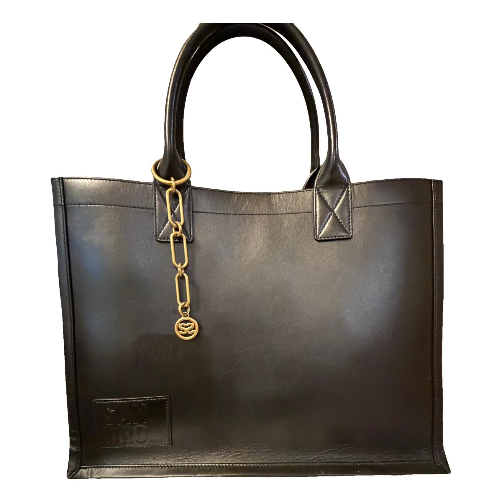 Sandro Addict leather tote