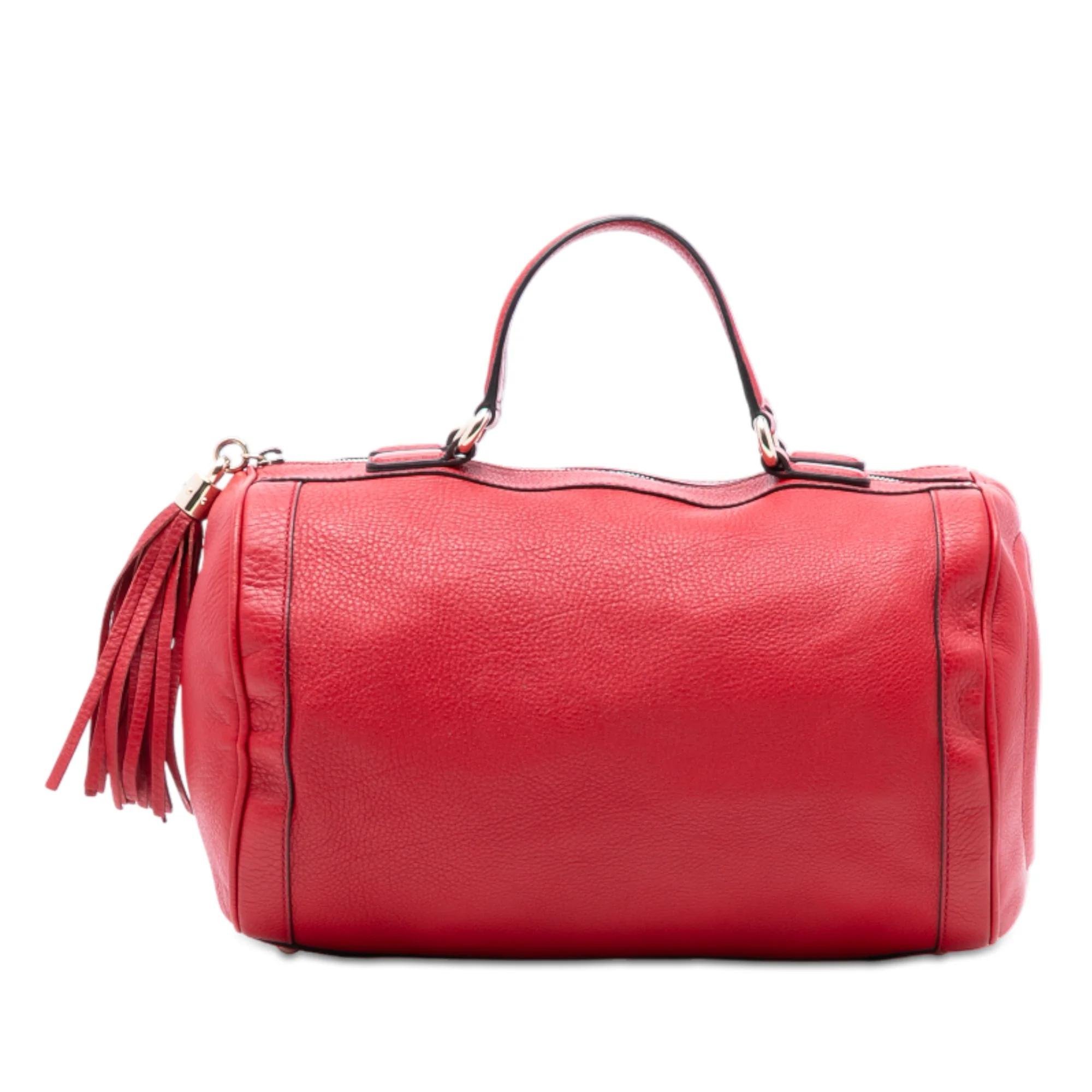 Soho Boston pony-style calfskin handbag