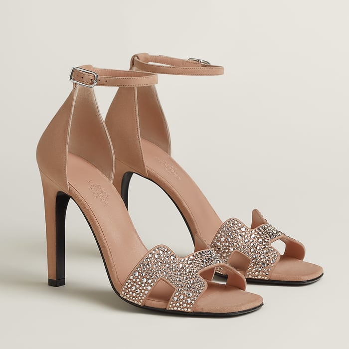 Beige Perlino Joy 105 Sandal