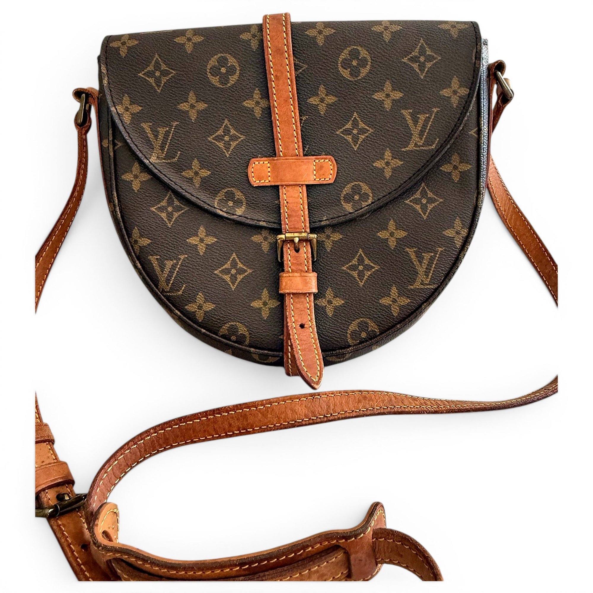 Chantilly leather crossbody bag