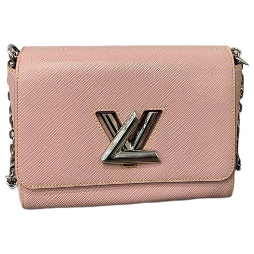 Twist leather handbag