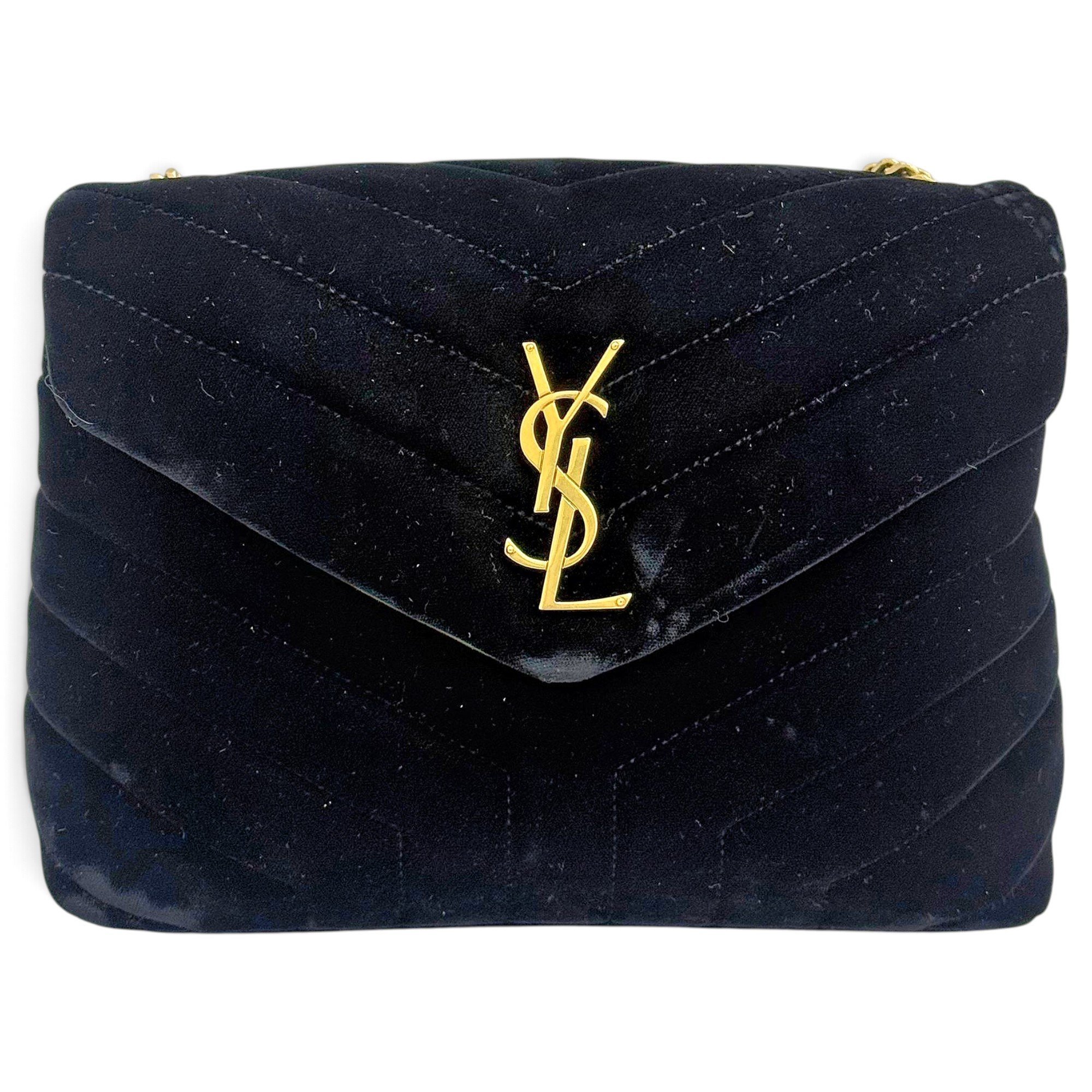 Loulou velvet handbag