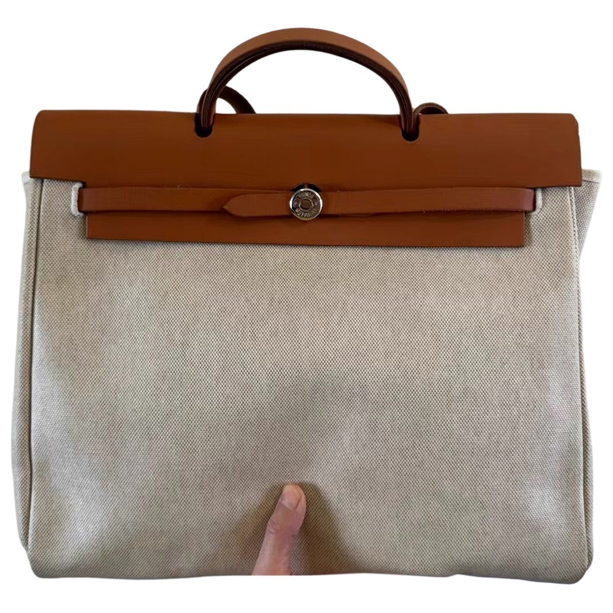 Herbag leather handbag