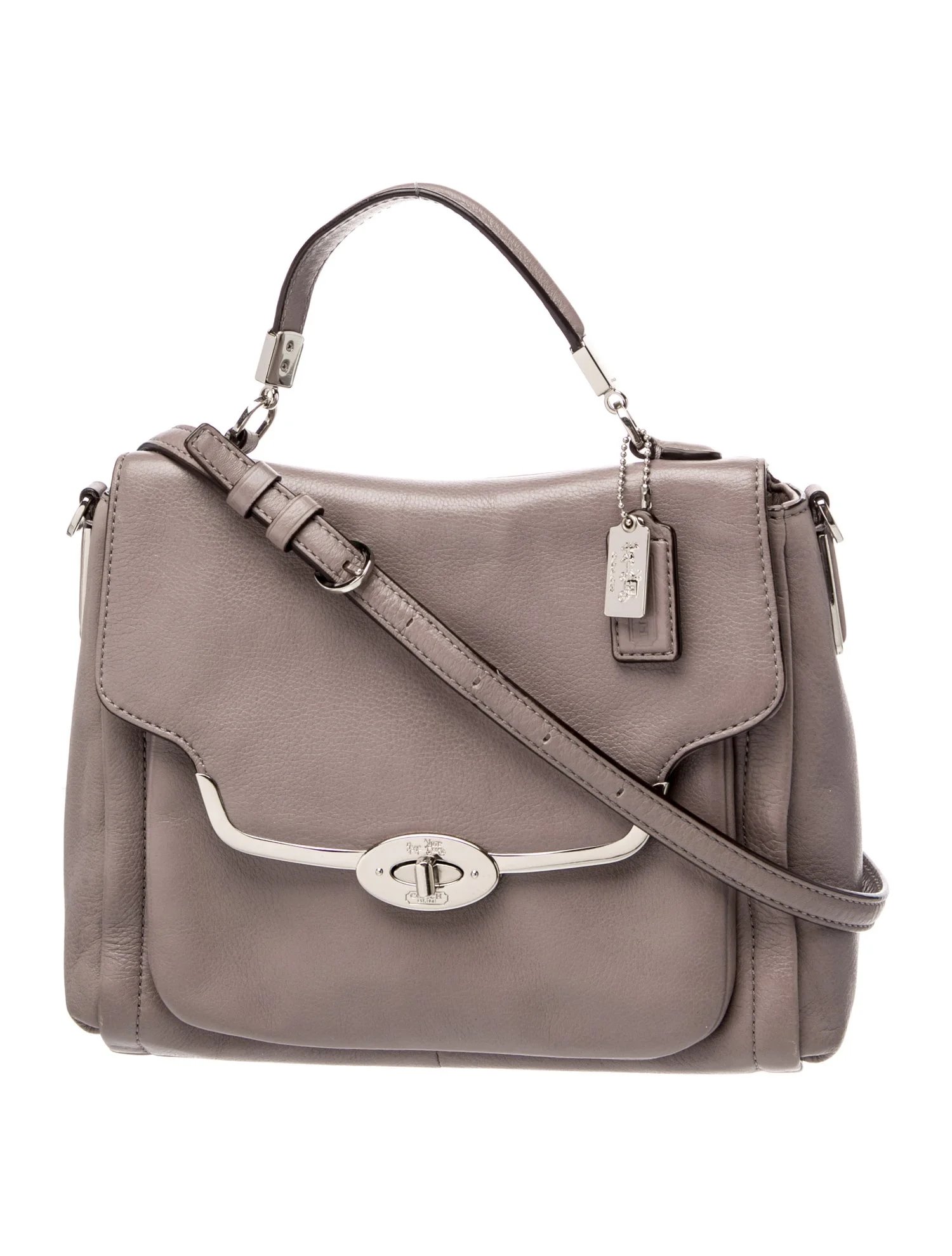 Leather Top Handle Bag