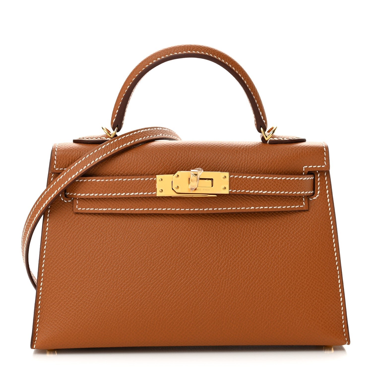 Hermes Epsom Mini Kelly Sellier 20 Gold