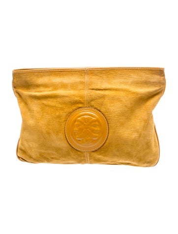 Suede Clutch Vintage