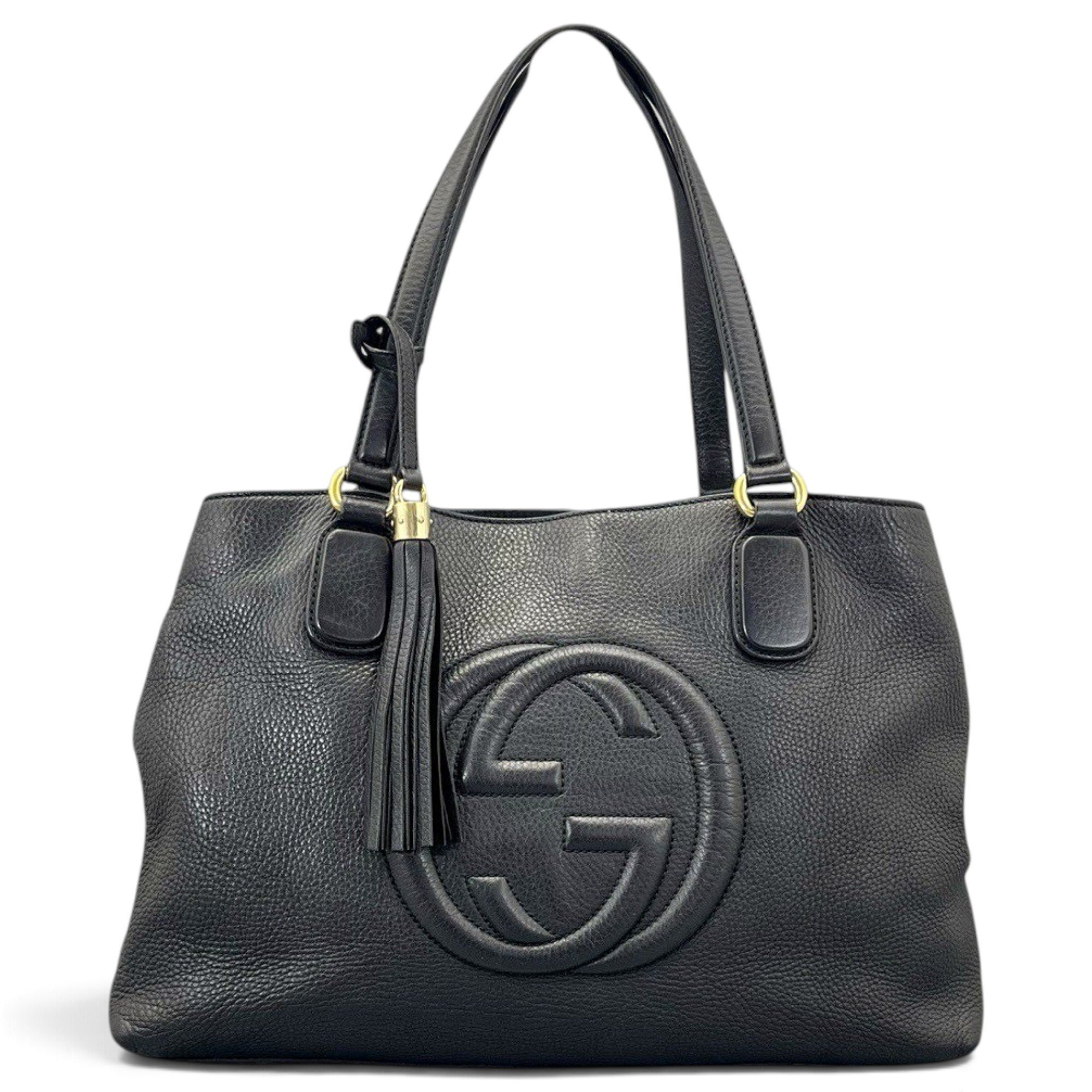 Soho Top Handle leather handbag