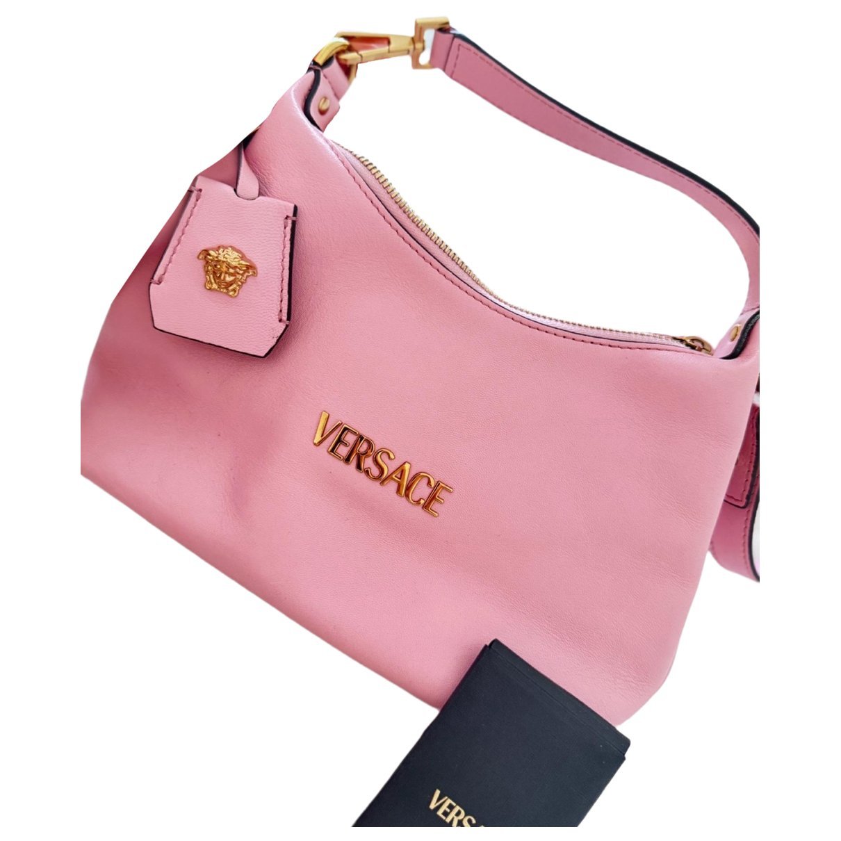La Medusa leather handbag
