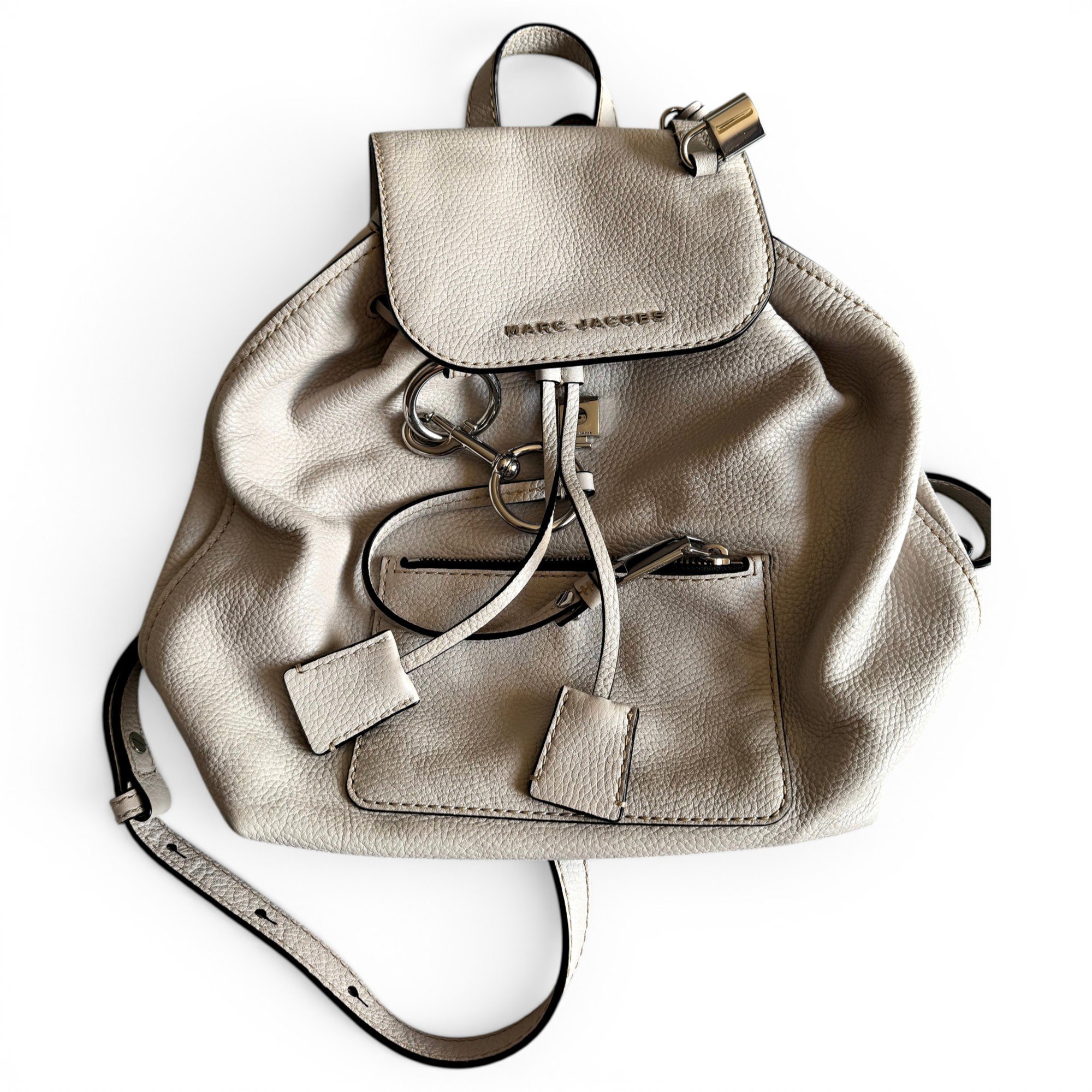 Leather backpack