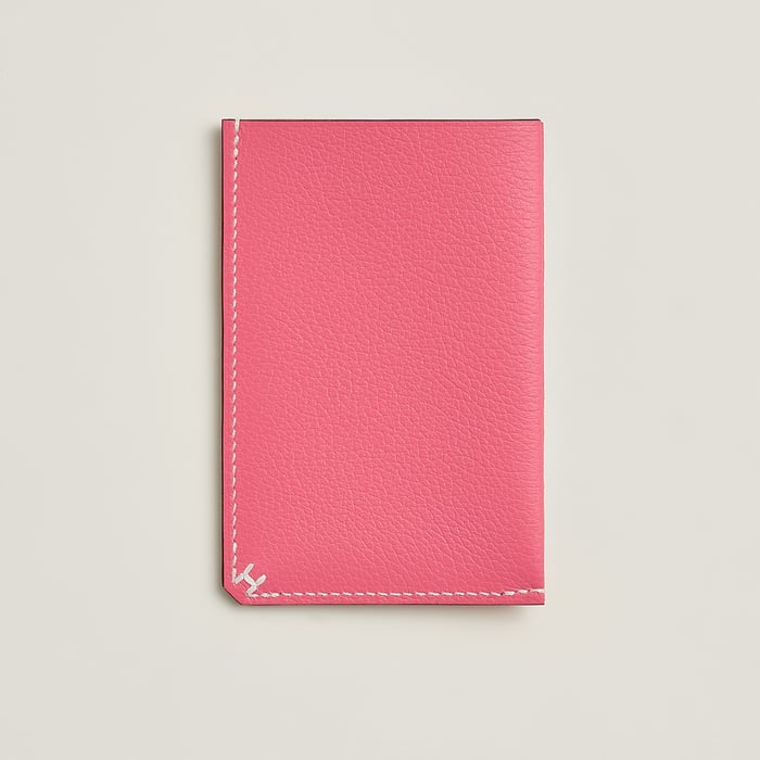 Rose Azalée H Sellier Card Holder