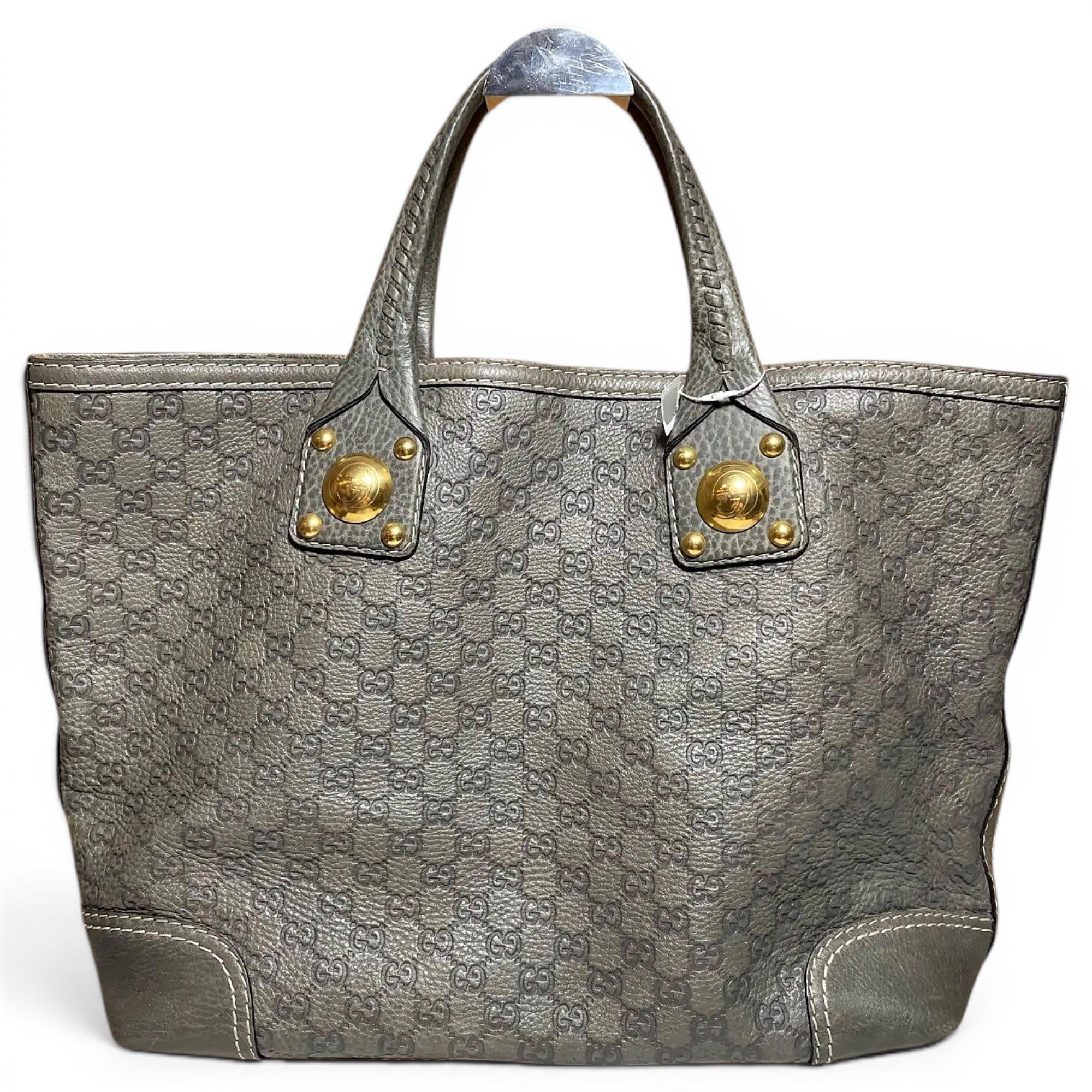 Leather tote