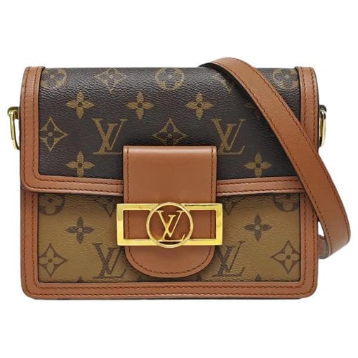 Dauphine leather mini bag