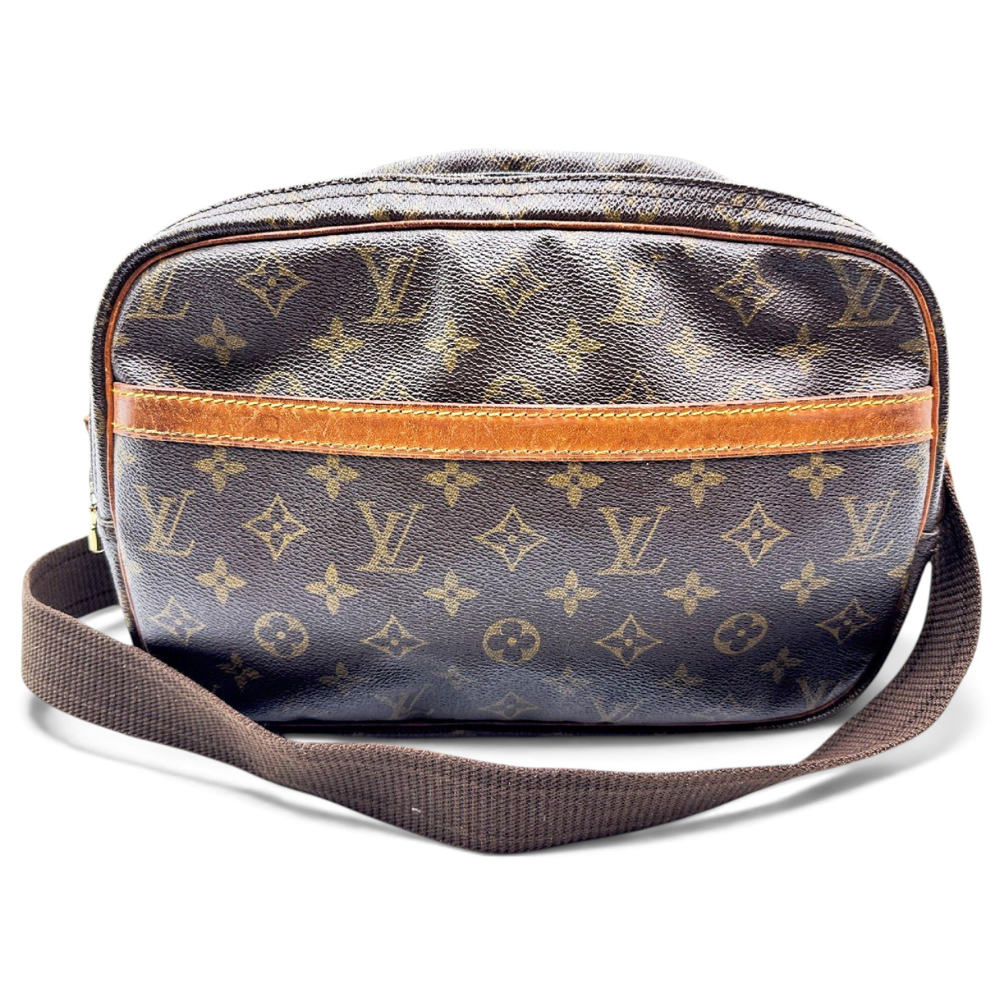 Reporter cloth crossbody bag
