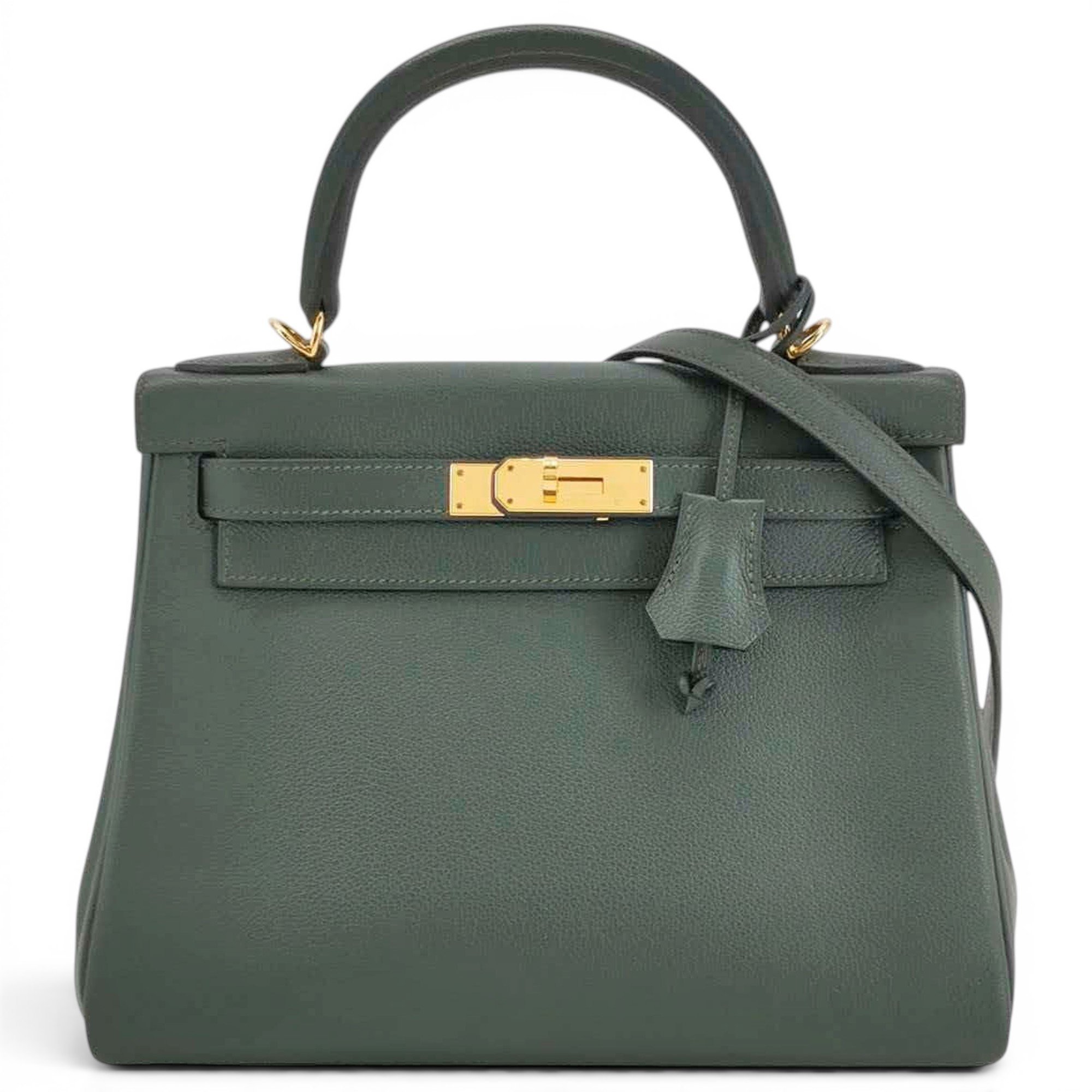 Kelly 28 leather handbag