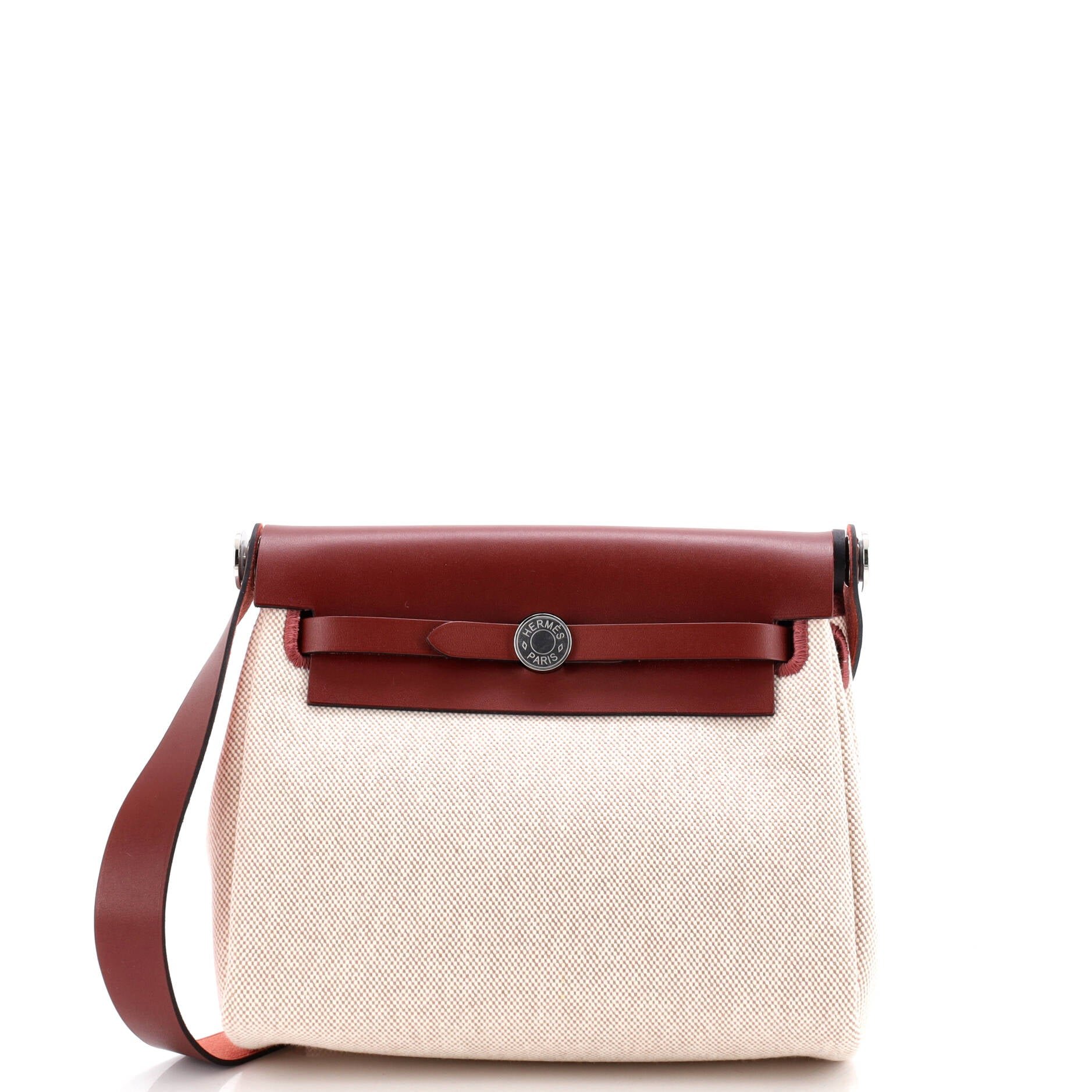 Herbag Zip Toile and Leather 20