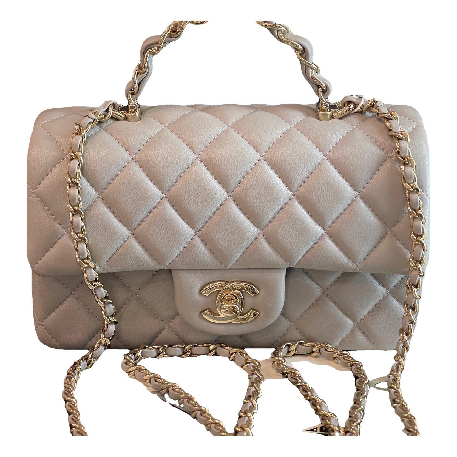 Timeless Classique Top Handle leather handbag