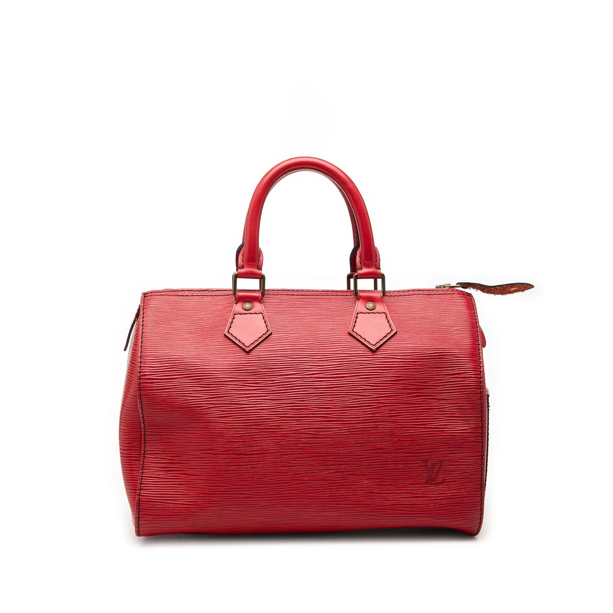 Speedy leather bag