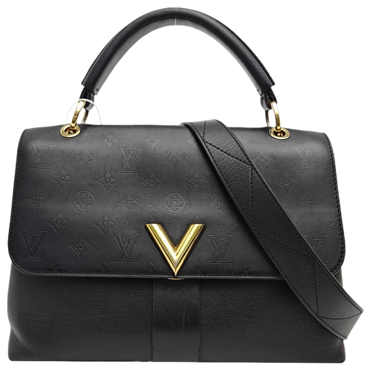 One Handle very leather handbag
