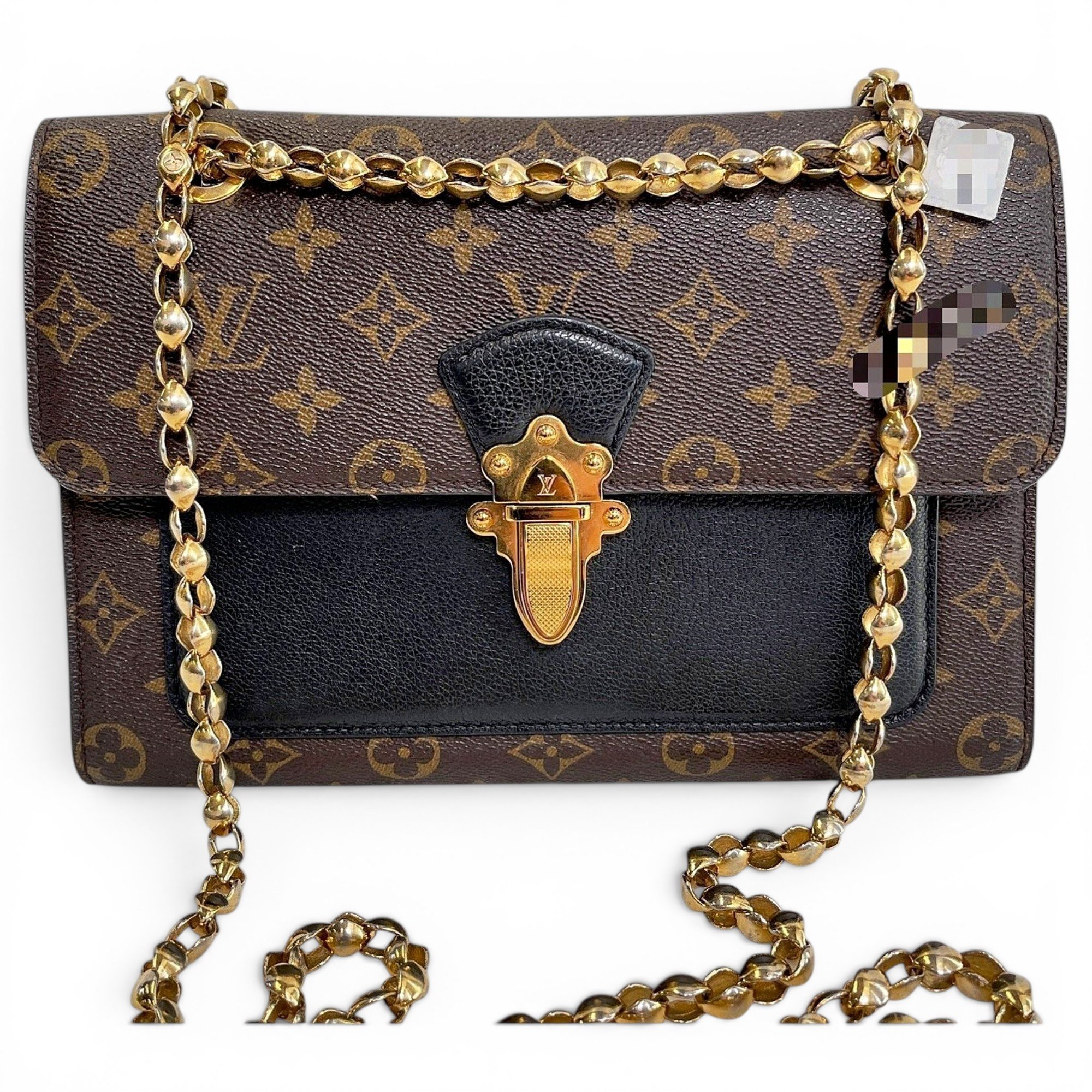 Victoire leather handbag