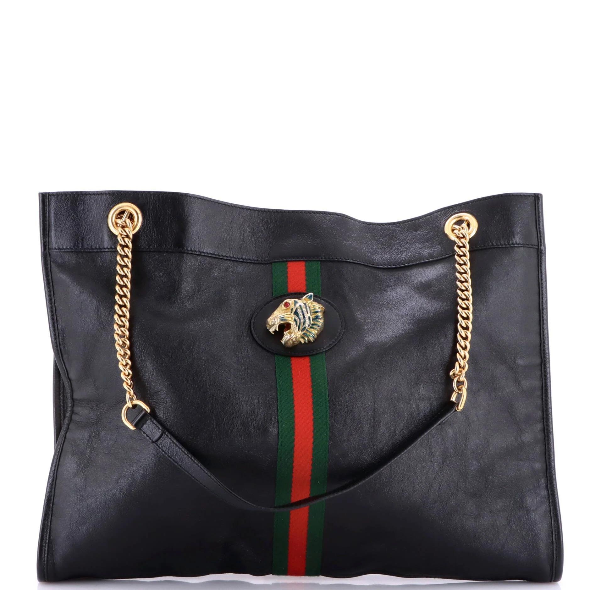 Leather tote
