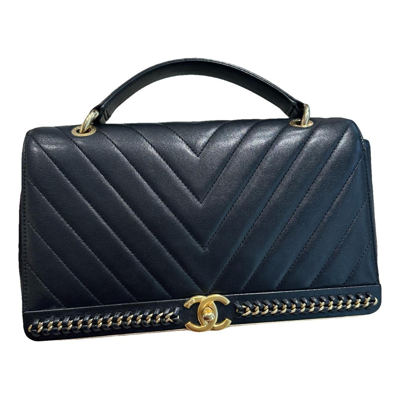 Leather handbag