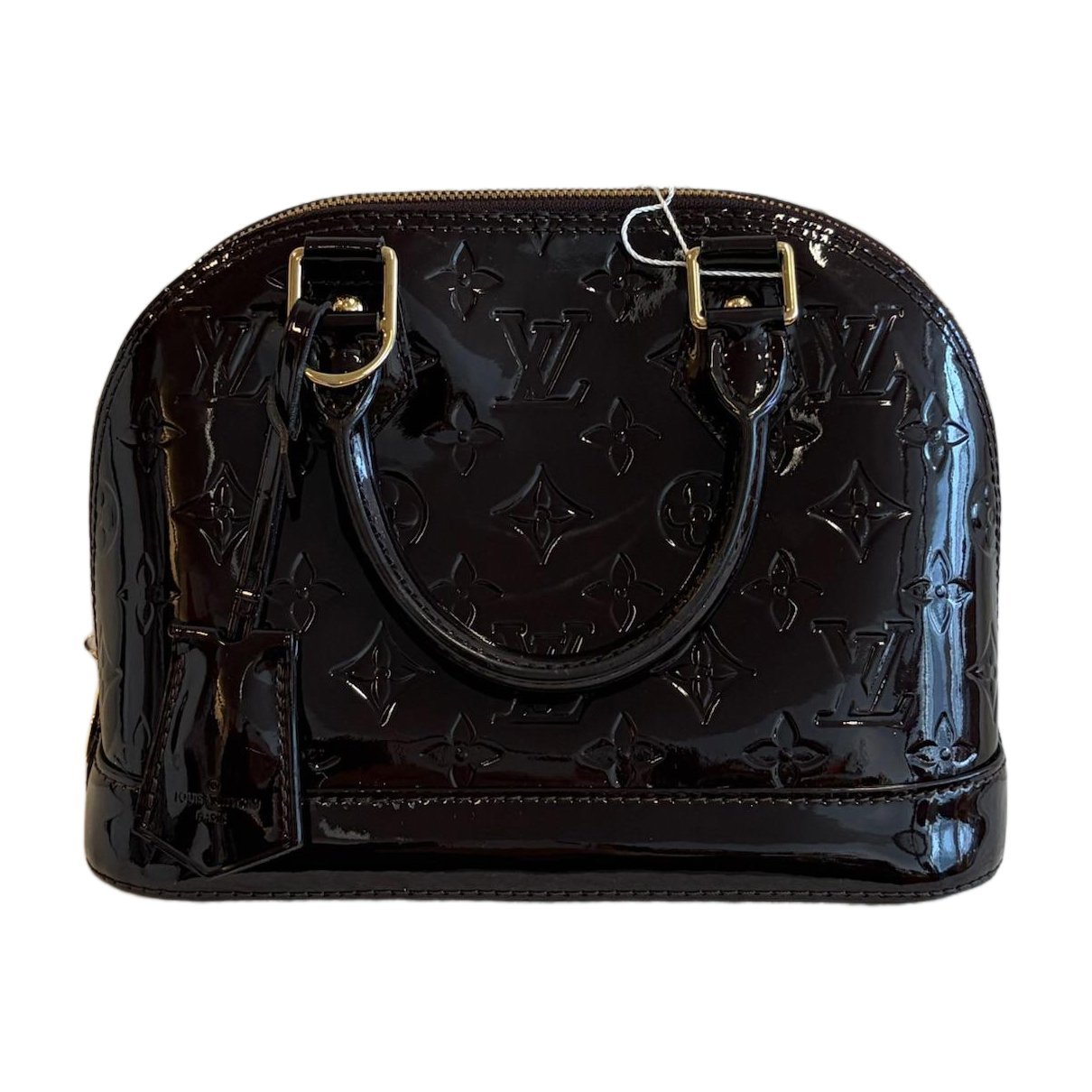 Alma BB patent leather handbag
