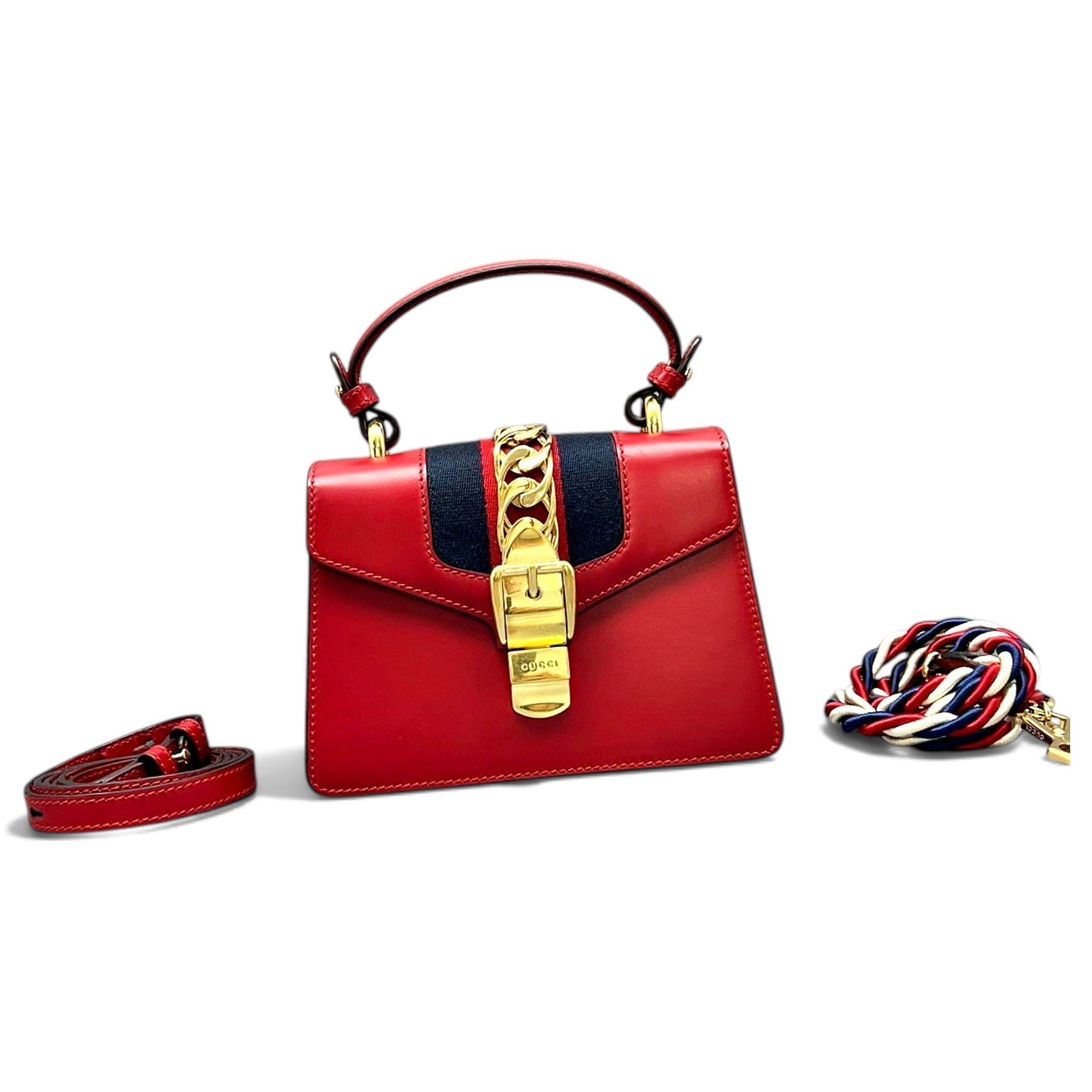 Sylvie Top Handle leather handbag