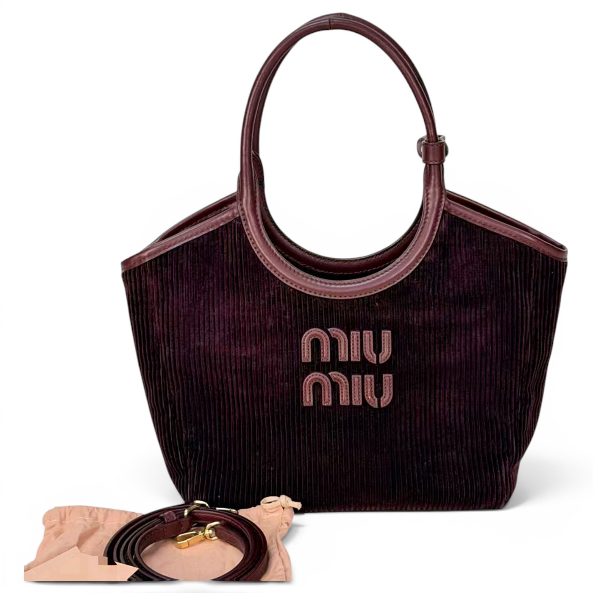 Ivy velvet handbag