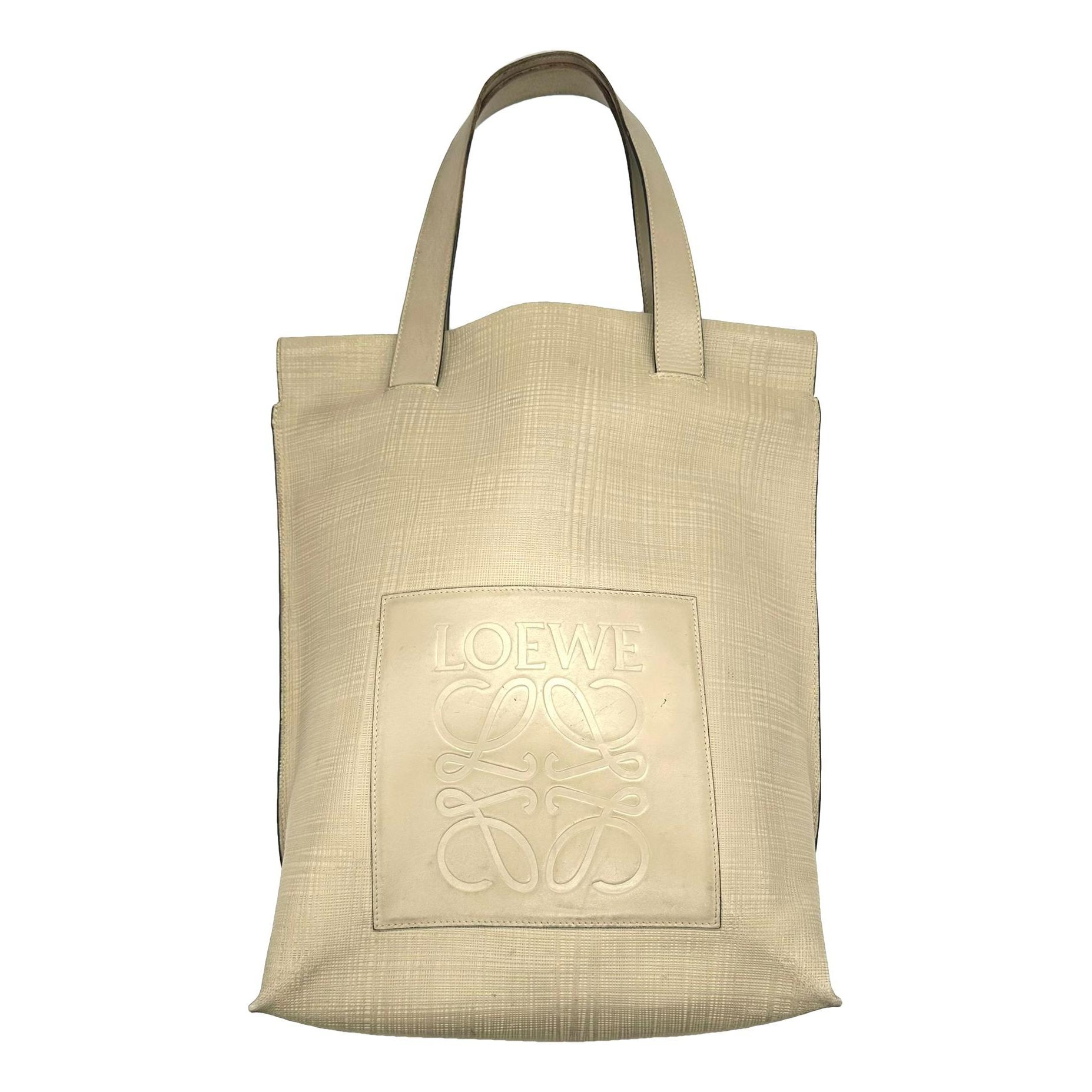 Leather tote
