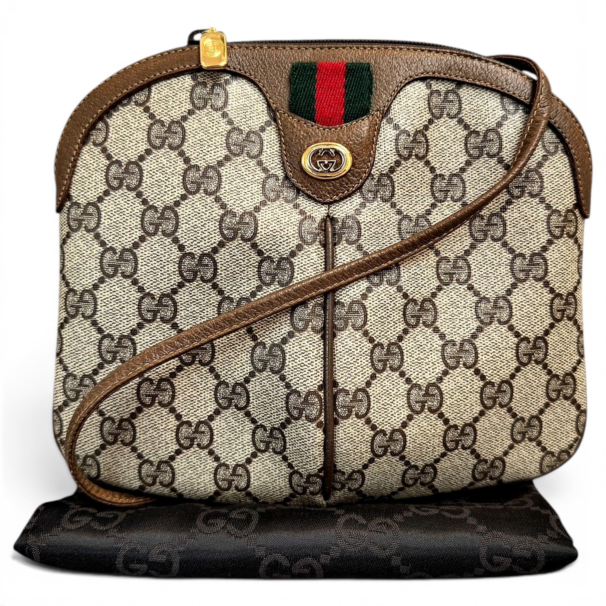 Ophidia leather crossbody bag