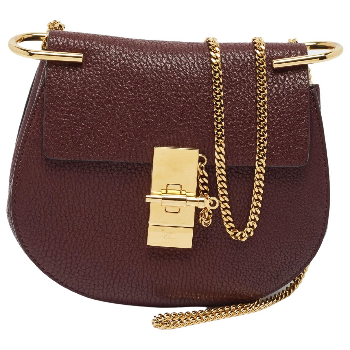 Drew leather handbag