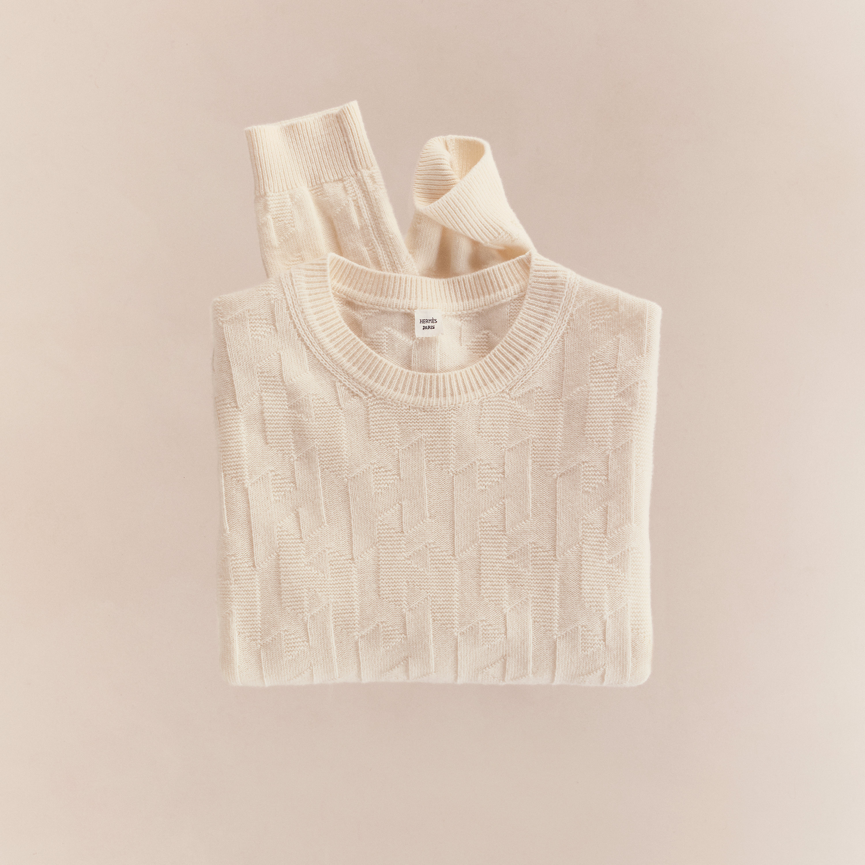 "H" long-sleeve sweater